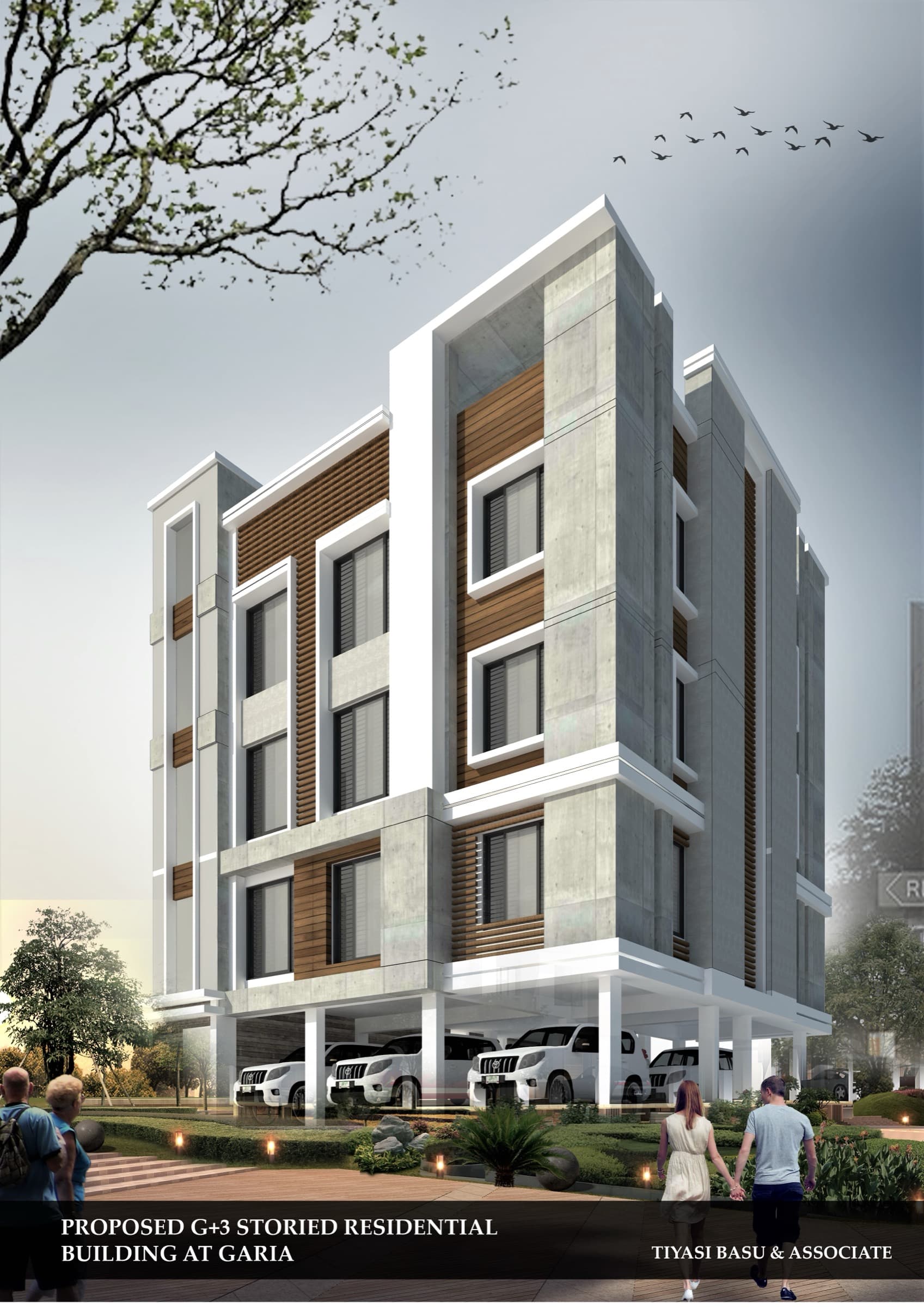 G+3 Residential, Garia