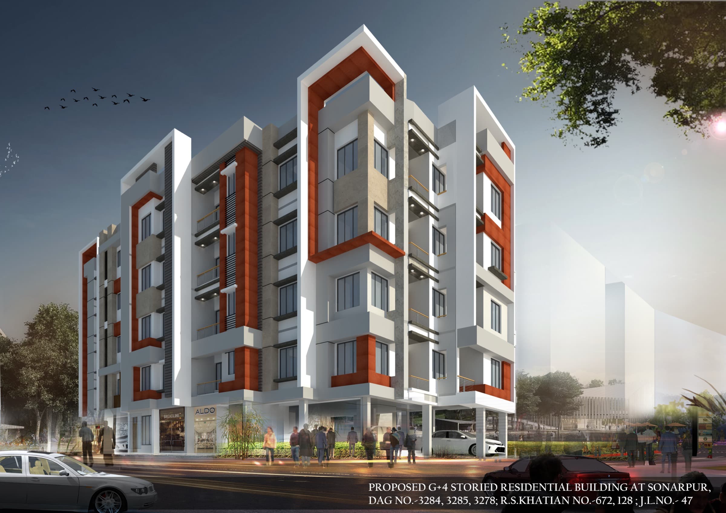 G+4 Residential, Sonarpur